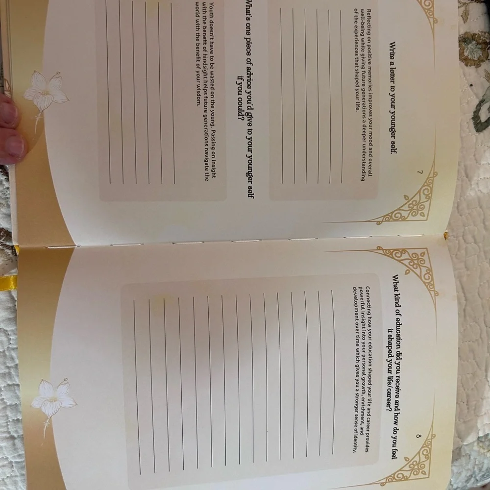 Timeless Tales Journal Guided Memoir Journal (106 pages)